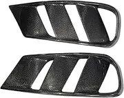 Real Carbon Fiber Front Fog Lamp Grille Compatible For BENZ X156 GLA45 2014-2016 Air Vent Cover Fog Lamp Mesh Grill(Carbon fiber)