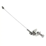 Flexible Iron Cord Minder, 18" High, Silver