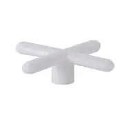 Pool Snooker Billiard Table Cue Rest Cross White Nylon Fitting
