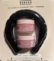 Versed Day dissolve cleasing balm makeup remover + headband
