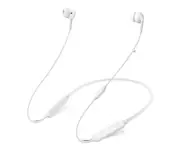 Bluetooth Headphones Wireless Sport Earphones Bluetooth 5.0, HiFi Bass Stereo Sweatproof Earbuds, CVC6.0 Mic Noise Cancelling Headset-WHITE
