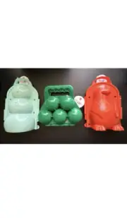 Penguin, Snowman & Snowball Maker Clip. Snow/Sand Moulds