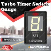 SAAS Digital Turbo Timer Switch Mount Gauge Auto for Toyota 32 x 22
