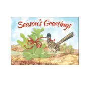 Desert Roadrunner and Prickly Pear Cactus Boxed Christmas Cards (Pack of 10) NIB