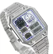 Citizen R2-D2 Star Wars Analog Digital White Dial Watch Alarm Temp JG2121-54A