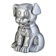Children's Silver Pewter Dog Money Box