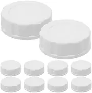ASAKKURA Milk Storage Containers Fridge 10pcs Lids for Jars Leakproof Seal for Toddlers