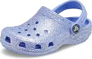 [Crocs] Kids Classic Glitter Clogs, Moon Jelly, 10 US Unisex Toddler, Moon Jelly, 10 Toddler