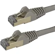 StarTech.com 3m CAT6a Ethernet Cable - 10 Gigabit Category 6a Shielded Snagless 100W PoE Patch Cord - 10GbE Grey UL Certified Wi