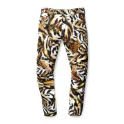 ,G-Star Pharrell Williams '5622 3D TAPERED COJ' X25 Tiger Print W31 L32.