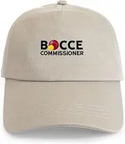 [CafePress] Bocce Commisioner Cap Adjustable Baseball Cap
