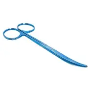 Titanium eye scissor scissors ophthalmic scissor blunt tip curved scissor