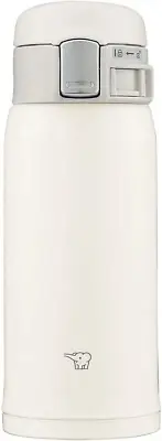 Zojirushi SM-SF36-WM Zojirushi Water Bottle, Direct Drinking, One-Touch Opening,
