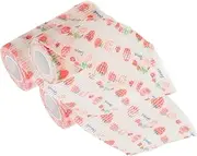 3 Pack Strawberry Dog Bandage Vet Wrap Self Adhesive Pet Supplies Non-Woven Bandage for Dog Paw