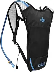 Running Hydration Vest Backpack With 2.0L Water Bladder Bag - Outdoor Sport Multifunctional Camping Backpack for Hiking, Trail Running, Cycling, Race, Marathon for Women Men