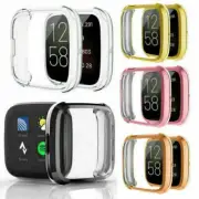 Full Screen Protector Case For Fitbit Versa 3 / Sense Soft TPU Protective Cover