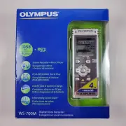 Olympus WS-700M Digital Voice Recorder Grey 4GB, 1058 hrs. NEW IN BOX SEALED