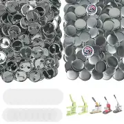 800 PCS Button Maker Supplies 25mm / 0.98 inch Button Supplies Button Parts A...