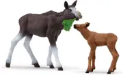 Schleich Wild Life - Moose and Calf