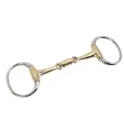 ACM 135mm Horse Snaffle Bit Stainless Steel And Copper Hinge Horse Loose