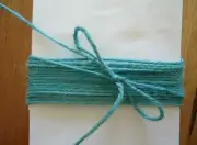 5 Meters Aqua Blue Jute TWINE String Craft Scrapbooking Floral Wedding Decor