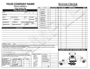 100 3-Part Custom Transportation Invoice / Estimate / Quote / Carbonless Form