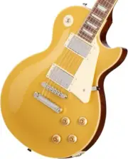 Epiphone/Inspired by Gibson Les Paul Standard 50s Gold Top Guitar with Gig Bag