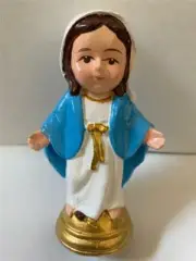 Our Lady Of Miraculous Medal Chibi Icon Figurine 4"