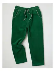 [Milkshake] Pull On Jersey Lined Cord Pant in Green