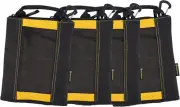 Small Tool Pouch Fastener Bag Utility Canvas Tool Zipper Pouches Mesh Tool Bag