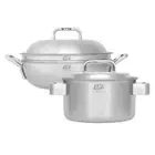 Dongwon Metal 316TI 5 Layers stainless steel Party Wok11" and Pot 9.5