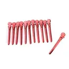 12x Professional Metal Hair Clip Sectioning Salon Hairdressing Curling Grips