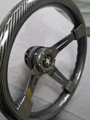 Mustang Carbon Fiber Coated Steering Wheels Sport & Quick Release Fast Shipping