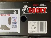 ROCKY 911 ATHLETIC OXFORD PUBLIC SERVICE BOOTS 9111101 - BLACK, SIZE 8.5