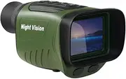 Digital Night-Vision Monocular 40MP 2.5K Infrared Scope 984ft Night-Vision Distance Support P Video Recording 6X Optical Magnification 8X Digital for Camping Huntings Night Observation Boating Green