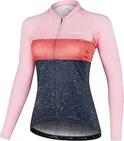 [INBIKE] Breathable Womens Cycling Jersey Long Sleeve Ladies MTB Bike Road Bicycle T Shirts Quick-Dry Sport Fitness Jogging Running Cycling Tops
