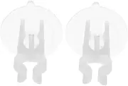 ibasenice Strong Suction Power Window Candle Suction Cup Clamp Led Candles Holder Clip Christmas Lights Holders for Day