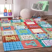 WHIZZ KIDS VINTAGE ALPHABET LETTER FUN FLOOR RUG (S) 120x160cm *FREE DELIVERY*