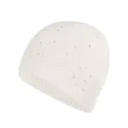 Winter Warm Knitted Crochet Wool Hat White Hats