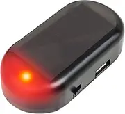 Solar Security Light: LED Flashing Alarm, Wireless Anti-Theft Lamp | Auto Warning Light for Vehicle Protection, Wireless Simulated Security for Car