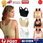 Women Wireless Back Support Lifting Sports Bra Front Opening Fitness Underwea