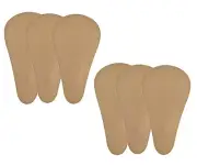 6 pcs Braza Camel-Not Camel Toe Cover Foam Pad Inserts with Adhesive Tape, Brown