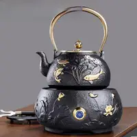 在飛比找ETMall東森購物網優惠-日本養生專用茶具鑄鐵壺