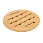 ZZ1 5 Pcs Bamboo Hot Pad Table Mat Bamboo Trivet Pot Mat Heat Resistance For Hot