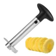 1pc Handheld Stainless Pineapple Corer Slicer for Peel Core Slice US Brand New