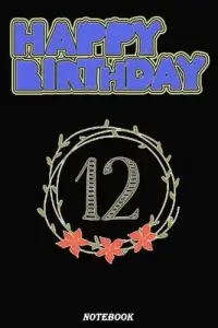 在飛比找博客來優惠-Happy birthday 12 years: noteb