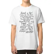 Nirvana Unplugged Set List [BLACK TEXT] T-shirt