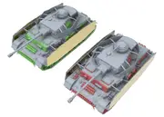 Border Model 1/35 Panzer IV H Early/Mid (w/ 4 Tank Crew) 2 in 1 Plastic Model Kit [BT005]