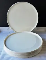 Set of Four Mikasa Sloane Bone China Dinner Plates - New