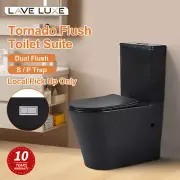 Back to Wall Tornado Silent Dual Flush Black Toilet Soft Close Seat WELS PICK UP